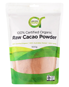 Organic Road Raw Cacao Powder Certified Organic 500g