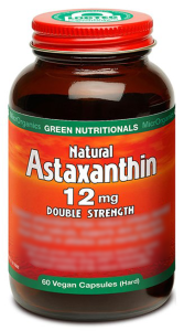 MicrOrganics Green Nutritionals Natural Astaxanthin 12mg 60 Vegetable Hard Capsules