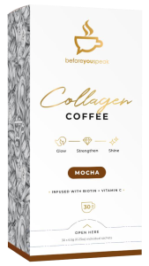 Before You Speak COLLAGEN Coffee 30 Sachets Mocha