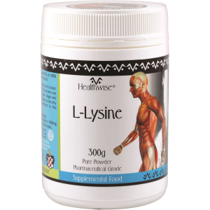 Healthwise L-Lysine HCL Powder 300g