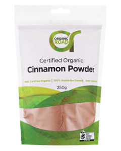 Organic Road Cinnamon Powder Certified Organic 250g