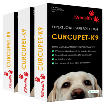 CURCUPET-K9 Joint Care For Dogs 56 Tablets x3