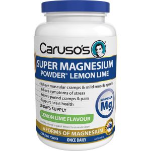 Caruso's Super Magnesium Powder 250g Lemon Lime