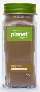 Planet Organic Ceylon Cinnamon (True Cinnamon) Powder 45g