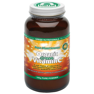 MicrOrganics Green Nutritionals Pure Plant-Source Organic Green Vitamin C 100g Powder