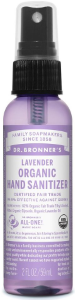 Dr. Bronner's Organic Hand Sanitizer Lavender 59mL