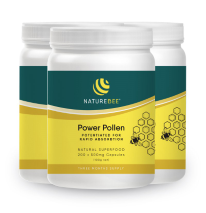 Nature Bee Power Pollen 600 Capsules (9 Months Supply)