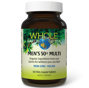 Whole Earth & Sea Men's 50+ Multi 60 Tablets