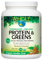 Whole Earth & Sea Protein & Greens (Fermented, Organic) 20 Serves 656g Vanilla-Chai