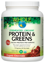 Whole Earth & Sea Protein & Greens (Fermented, Organic) 20 Serves 710g Chocolate