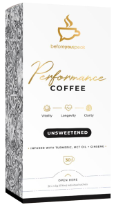 Before You Speak PERFORMANCE Coffee 30 Sachets Unsweetened