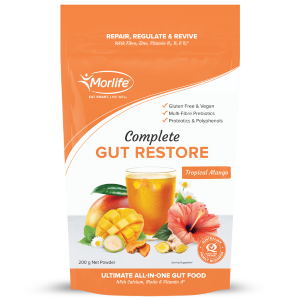Morlife Complete Gut Restore 200g Tropical Mango