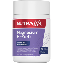 Nutra-Life Magnesium Hi-Zorb 60 Capsules