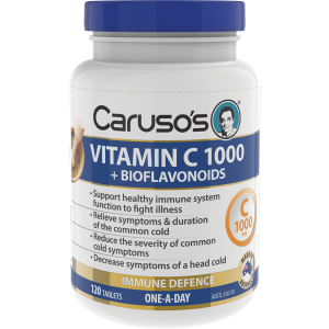 Caruso's Vitamin C 1000 + Bioflavonoids 120 Tablets