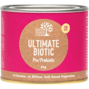 Eden Healthfoods Ultimate Biotic Pre/Probiotic 25 Billion 80g