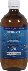 Medicines From Nature Ultimate Colloidal Silver 50PPM (50mg/Lt) 500mL