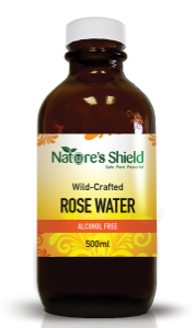 Nature's Shield Wild-Crafted Rose Water 500mL