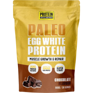 Protein Supplies Australia Paleo Egg White Protein 900g Chocolate