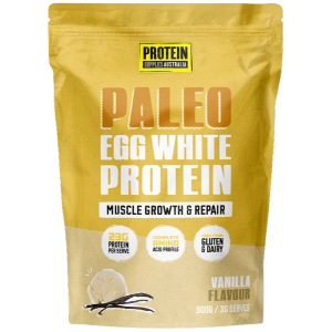 Protein Supplies Australia Paleo Egg White Protein 900g Vanilla Bean