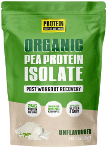 Protein Supplies Australia Organic Pea Protein Isolate 1Kg Unflavoured