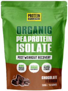 Protein Supplies Australia Organic Pea Protein Isolate 1Kg Chocolate