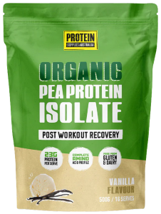 Protein Supplies Australia Organic Pea Protein Isolate 1Kg Vanilla
