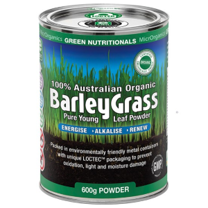 Microrganics Green Nutritionals 100% Australian Organic Barleygrass 600g