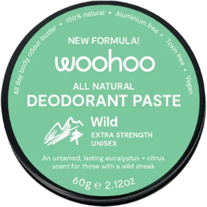 Woohoo All Natural Deodorant Paste (Extra Strength) Wild 60g