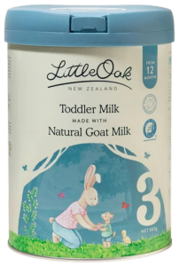 LittleOak Natural Goat Milk Toddler Milk Formula 800g Stage 3 (From 12 Months)