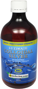 Medicines From Nature Ultimate Colloidal Silver 100PPM (100mg/Lt) 500ml