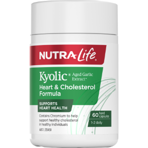 Nutra-Life Kyolic Aged Garlic Heart & Cholesterol Formula 60 Capsules