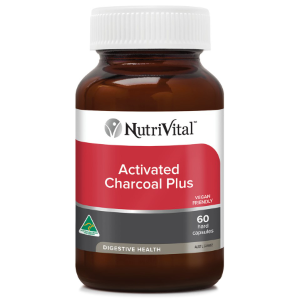 NutriVital Activated Charcoal Plus 60 Capsules