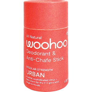 Woohoo All Natural Deodorant & Anti-Chafe Stick (Regular Strength) Urban 60g