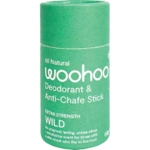Woohoo All Natural Deodorant & Anti-Chafe Stick (Extra Strength) Wild 60g