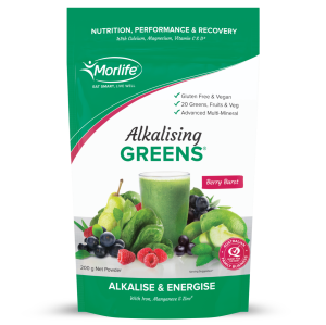Morlife Alkalising Greens 200g Berry Burst