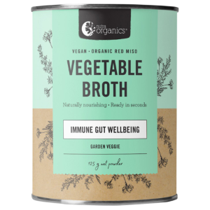 Nutra Organics Vegetable Broth Garden Veggie 125g