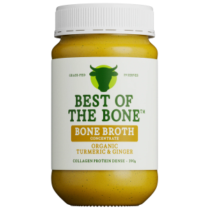 Best of the Bone Grass-Fed Beef Bone Broth Concentrate 390g Turmeric, Ginger & Black Pepper