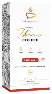 Before You Speak THERMO Coffee 30 Sachets Original+ EXTRA SHOT
