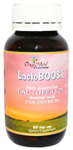 OxyMin® LactoBOOST Lactoferrin with Colostrum 60 Vege Capsules