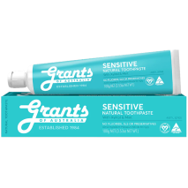 Grants Of Australia Sensitive Natural Toothpaste with Mint 100g