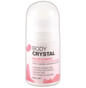 Body Crystal Crystal Roll-On Deodorant 80mL Wildflowers