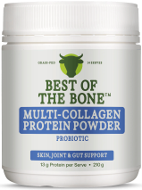 Best of the Bone Grass-Fed Multi-Collagen Protein Powder with Probiotic 210g