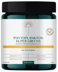 Phytoplankton Super Greens Powder 180g Pineapple Flavour