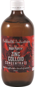 Fulhealth Industries High Purity Zinc Colloid Concentrate 500ml
