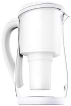 Ecobud Gentoo Glass Alkaline Water Filter Jug 1.5L White