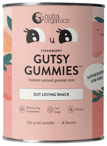 Nutra Organics Gutsy Gummies (Gut Loving Snack) Strawberry 150g