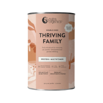 Nutra Organics Thriving Family Protein Multivitamin 450g Double Choc