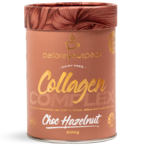 Before You Speak Collagen Complex 200g (20 serves) Choc Hazelnut