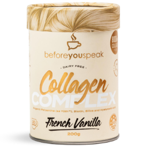 Before You Speak Collagen Complex 200g (20 serves) French Vanilla