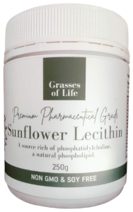 Grasses of Life Premium Grade Sunflower Lecithin 250g